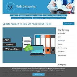 New Off-Payroll (IR35) Working Rules