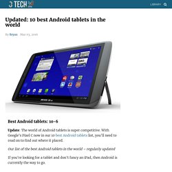 Updated: 10 best Android tablets in the world