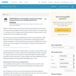 [UPDATED] Here's what Google’s new featured snippet changes mean for your rankings (and Moz Pro).
