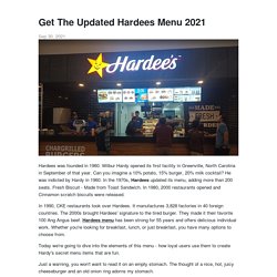 Get The Updated Hardees Menu 2021 - frodo baggins