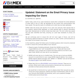 Updated: Statement on the Email Privacy Issue Impacting Our Users