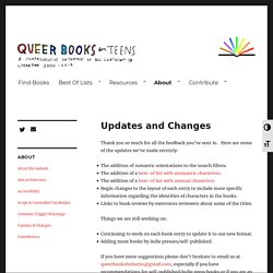 Queer Books for Teens
