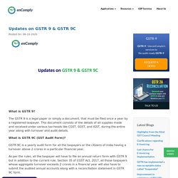 Updates on GSTR 9 & GSTR 9C