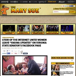 Women Post "Health" Updates on Senator's Facebook Page