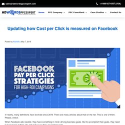 Updating how Cost per Click is measured on Facebook