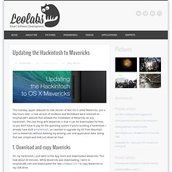 Updating the Hackintosh to Mavericks - leolabs.org