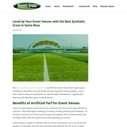 Upgrade Event Venues with the Best Synthetic Grass in Santa Rosa