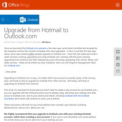 Upgrade from Hotmail to Outlook.com