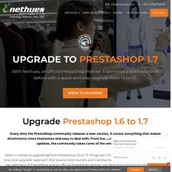 Upgrade PrestaShop 1.7 - Upgrade from PrestaShop 1.6 to 1.7