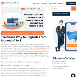 Upgrade your website from magento 1 to 2