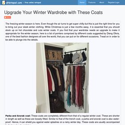 Upgrade Your Winter Wardrobe with These Coats