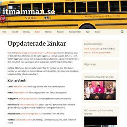 Uppdaterade länkar « itmamman.se