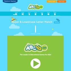 Uppercase and Lowercase Letter Matching for Kids