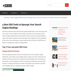 5 Best SEO Tools to Upsurge Your Search Engine Rankings - HariDiary