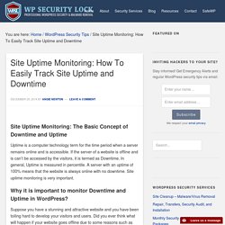 Site Uptime Monitoring: How To Easily Track Site Uptime and Downtime