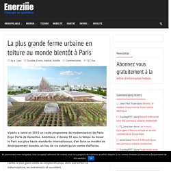 La plus grande ferme urbaine en toiture au monde bientôt à Paris – Enerzine