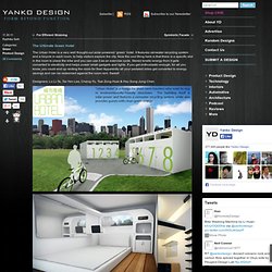 Urban Hotel Concept by Lo Li-Te, Tai-Yen Lee, Cheng-Yu, Tsai Zong-Huei & Hsu Song-Jung Chen & Yanko Design