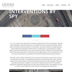 Urban Interventions by Spy