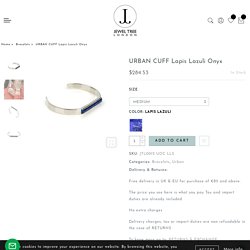 Urban Cuff Lapis Lazuli Onyx Bracelet – Jewel Tree London