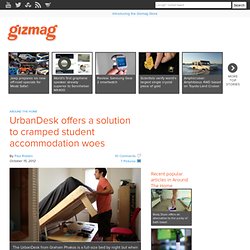 UrbanDesk offers a solution to cramped student accommodation woes