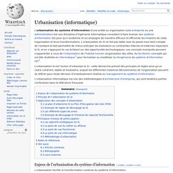 Urbanisation (informatique)