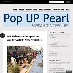 DIY Urbanism Competition Call for Artists Now Available « Pop UP Pearl