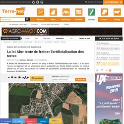 Loi Alur - Urbanisme - foncier agricole