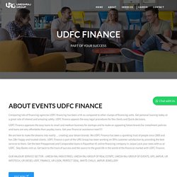 UDFC Finance