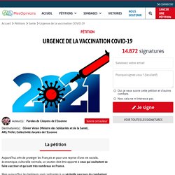 Urgence de la vaccination COVID-19