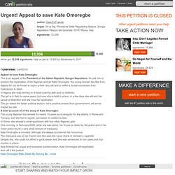 Urgent! Appeal to save Kate Omoregbe
