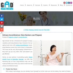 Urinary Incontinence: How Seniors can Prepare