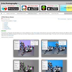HTML5 Stereo Viewer