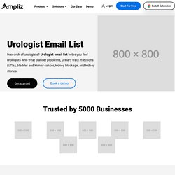 Buy Urologists Mailing List In USA