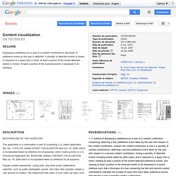 Content visualization - Google Patents