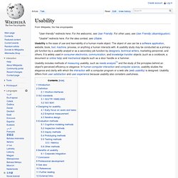 Usability