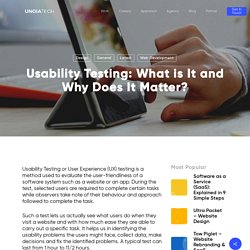 Usability Testing: What is It and Why Does It Matter?