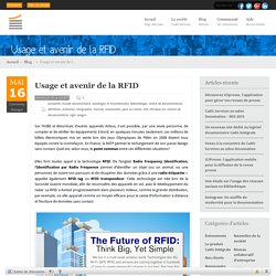 Usage et avenir de la RFID