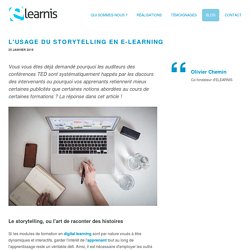 L'usage du storytelling en e-learning