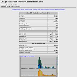 Usage Statistics for www.besslamess.com - March 2012