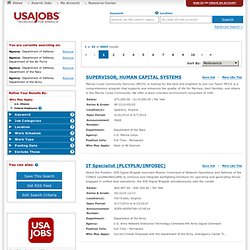 The Federal Government’s Official Jobs Site