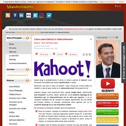 Come usare Kahoot! in videoconferenza