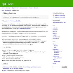 USB applications - op111.net