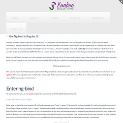 Use Ng-bind in AngularJS : Fundoo Solutions