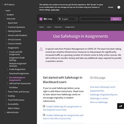 Use SafeAssign in Assignments