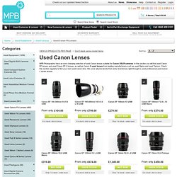 Second Hand Canon DSLR Lenses