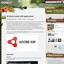 30 Useful Adobe AIR Applications