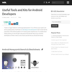 Useful Tools and Kits for Android Developers