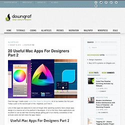 20 Useful Mac Apps For Designers Part 2