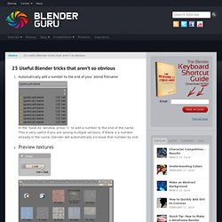 25 Useful Blender tricks that aren’t so obvious