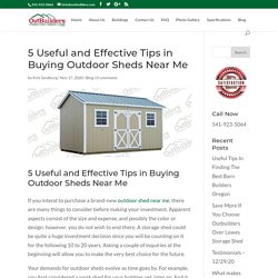 Central oregon sheds